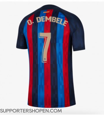 Barcelona Ousmane Dembele #7 Hemma Matchtröja 2022-23 Kortärmad